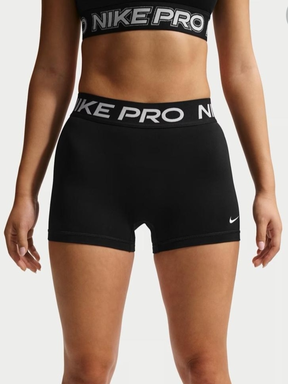 Nike Pro Black Women's Compression Shorts - 4" Size XS